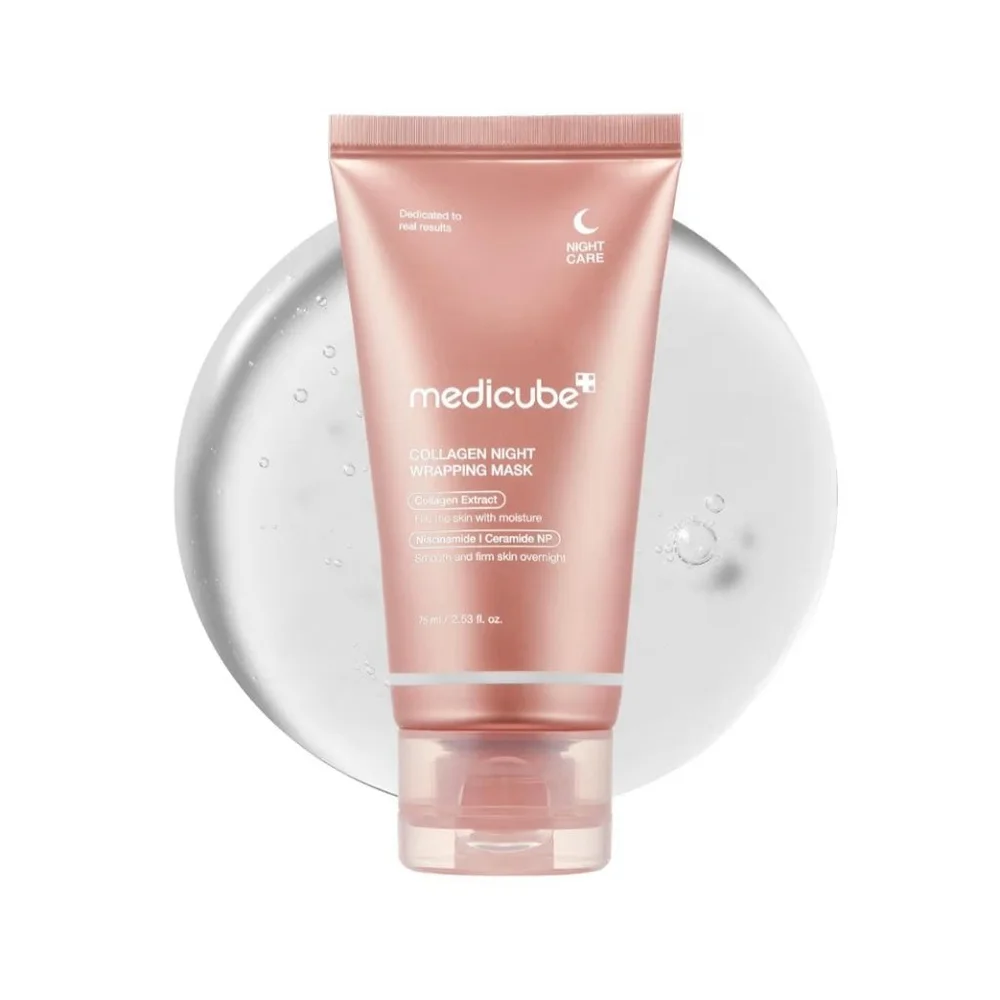 Medicube Wrapping Mask Collagen Overnight Peel Off Facial Mask for Glass Skin